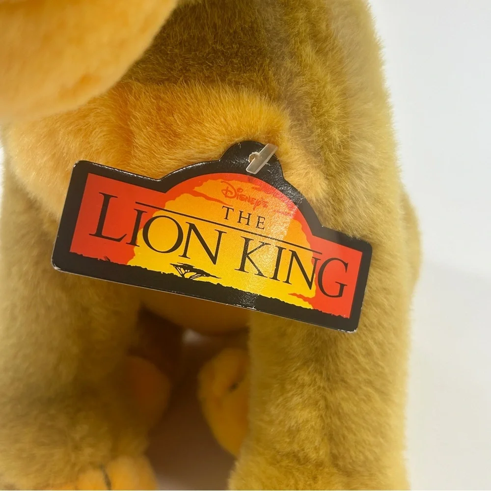 Disney The Lion King Lion Cub Plush Toy | Vintage Style Collectible Stuffed